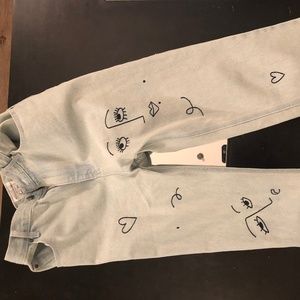 Cute Patterned Jeans